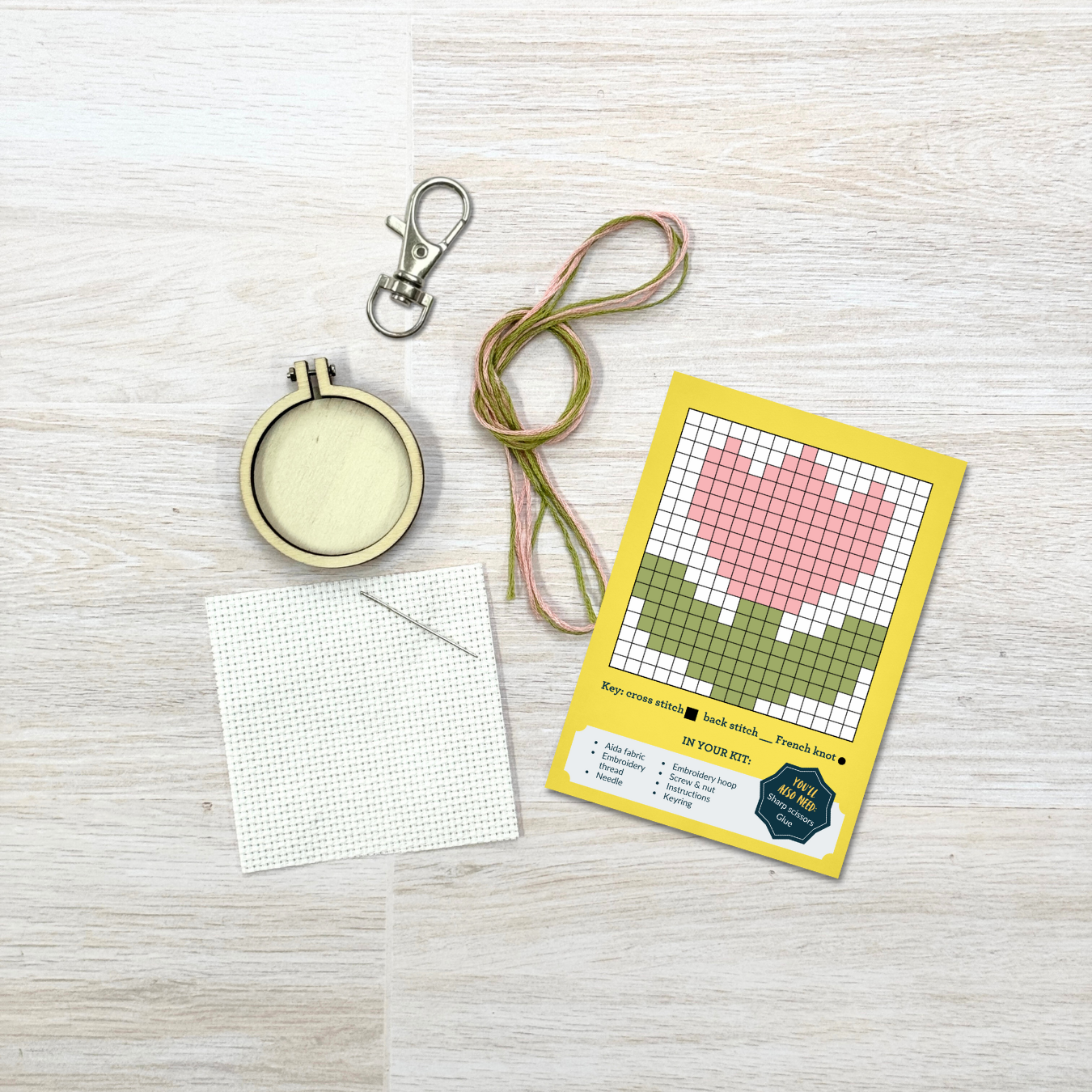 'You're Blooming Lovely!' Mini Matchbox Cross Stitch Ki