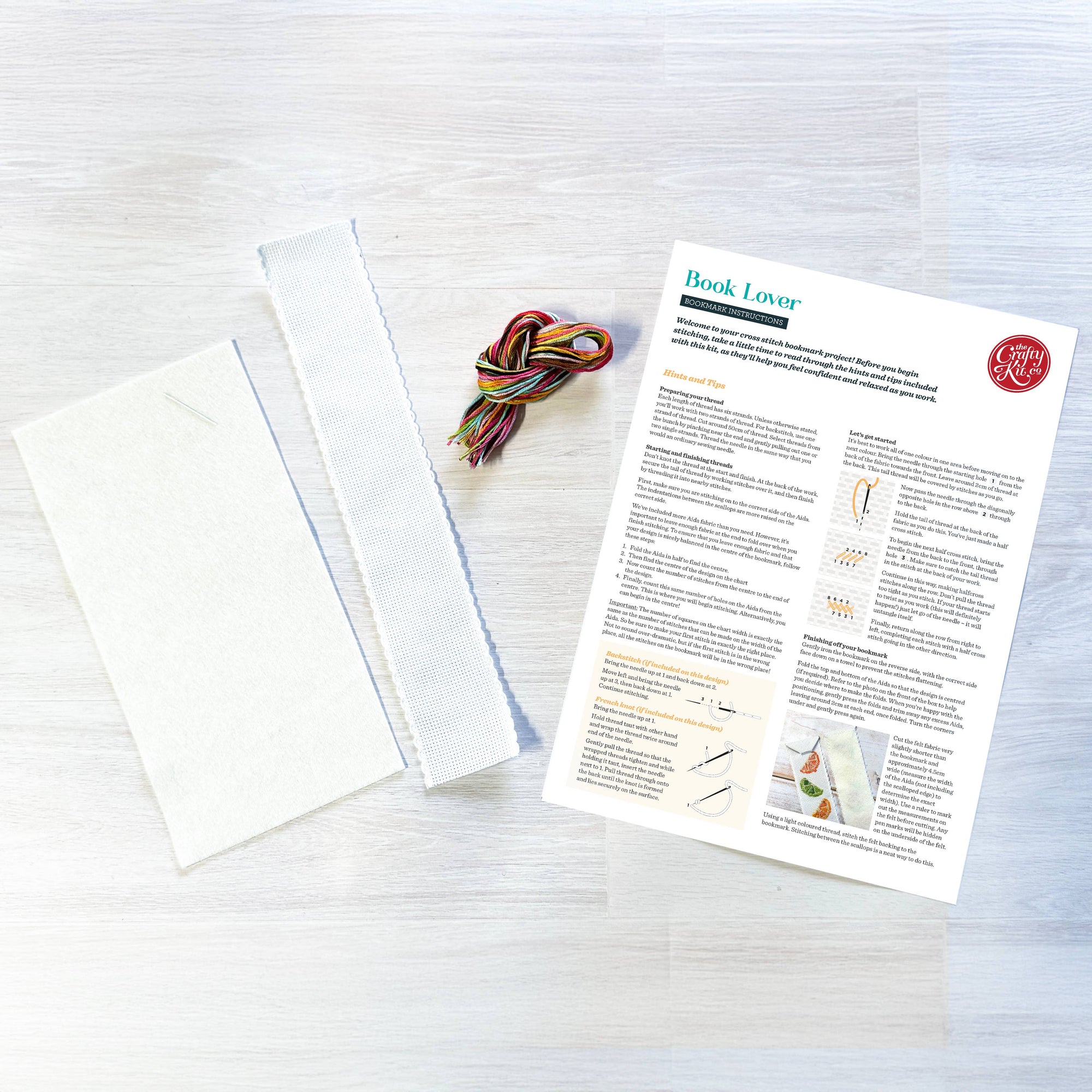Book Lover Cross Stitch Bookmark Kit