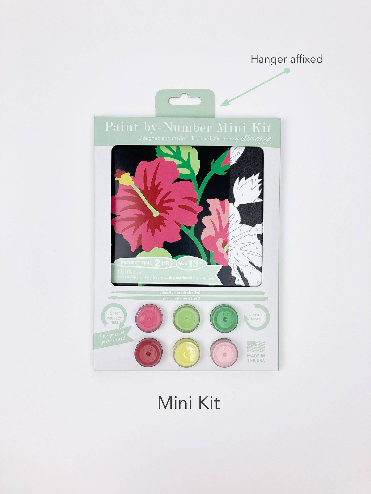 Mushrooms MINI Paint-by-Number Kit