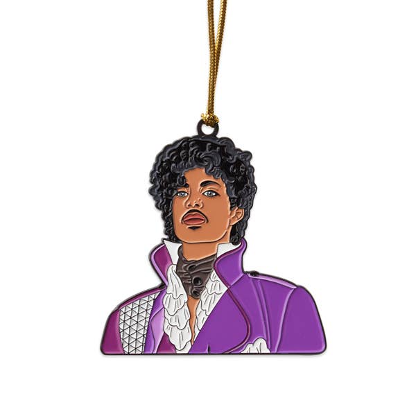 Purple Reign Enamel Ornament