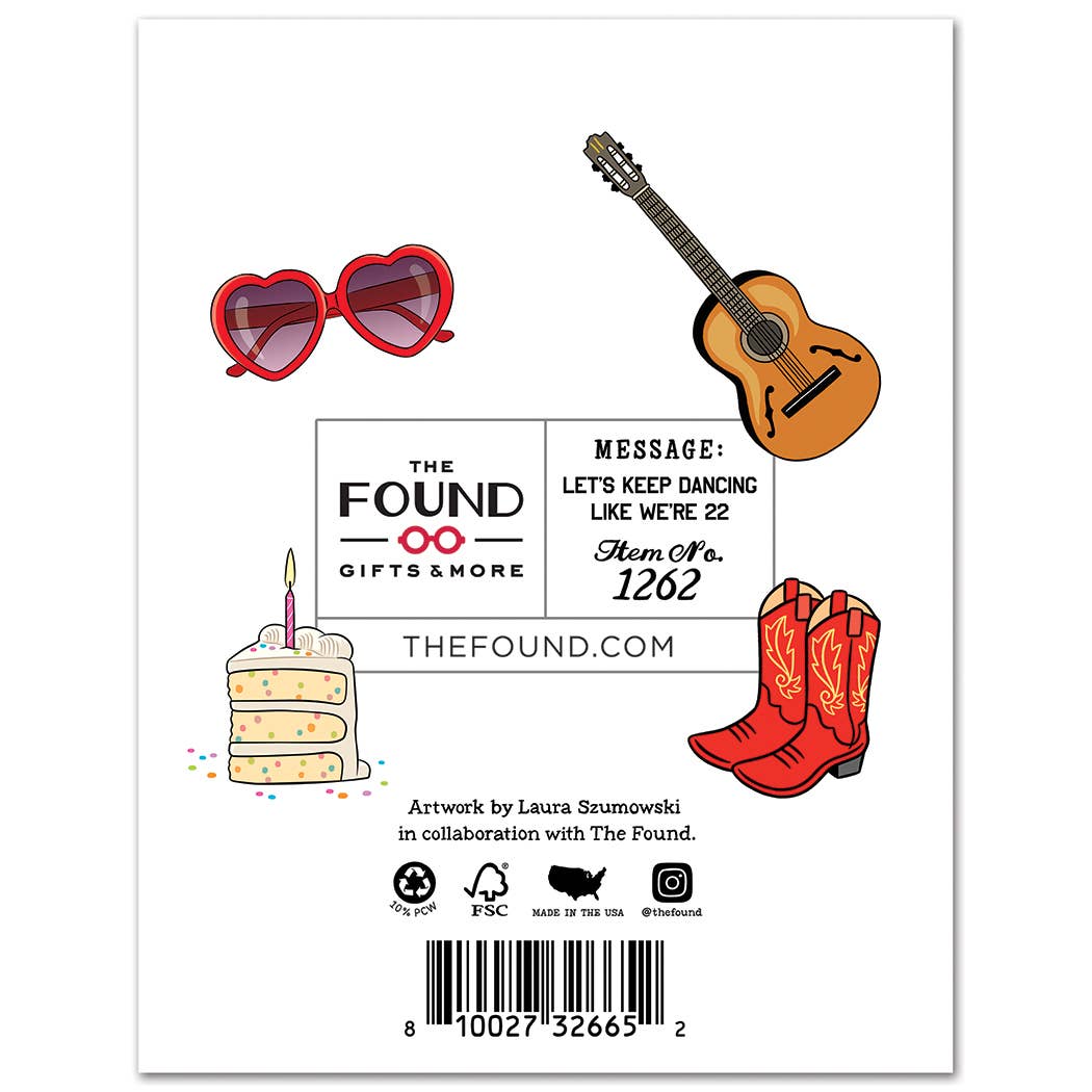 A Lot Going On Pop Star Birthday Card