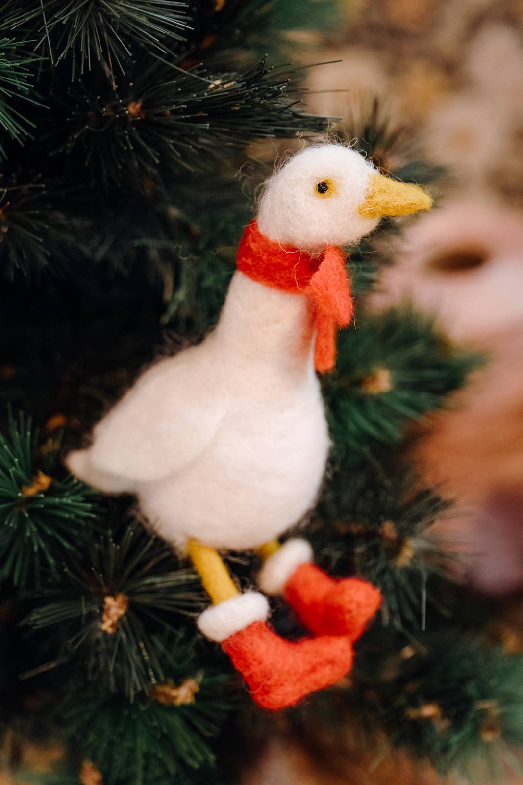 Winter Goose Needle Felting Kit