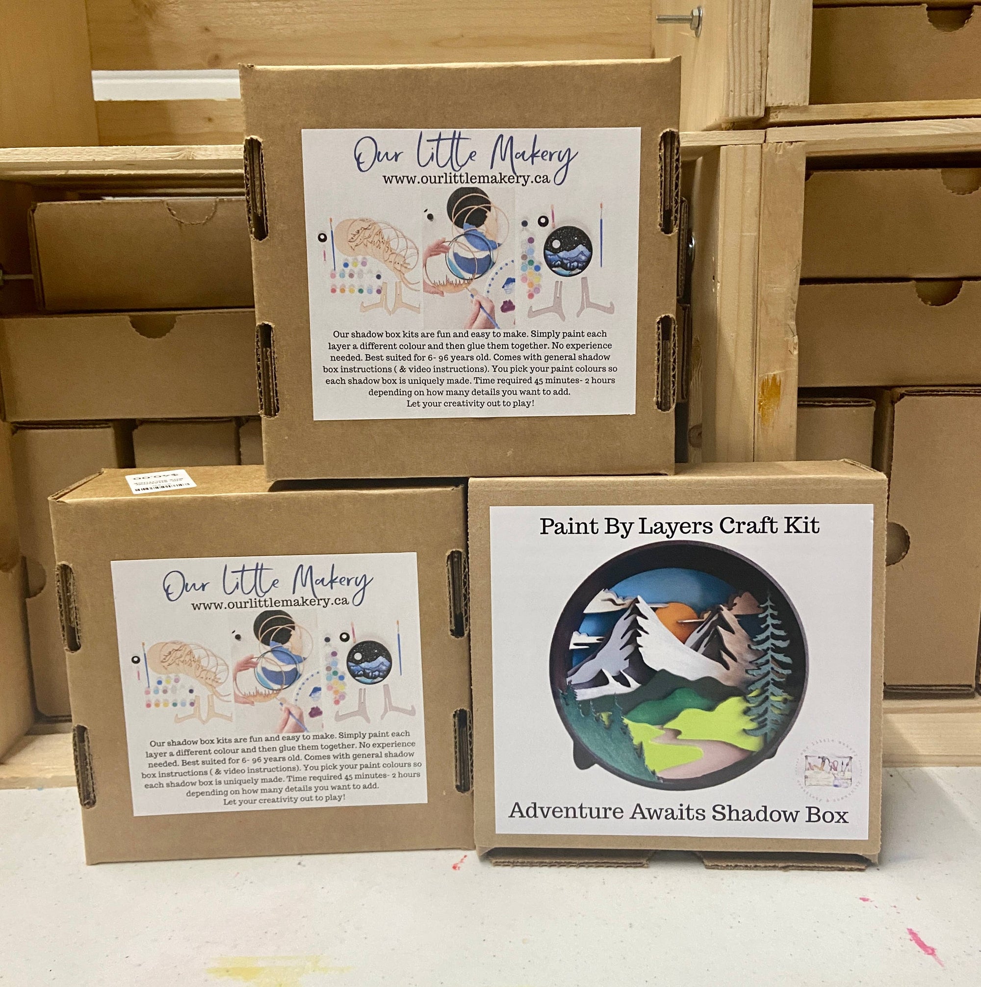 Cat Paw Shadow Box Kit