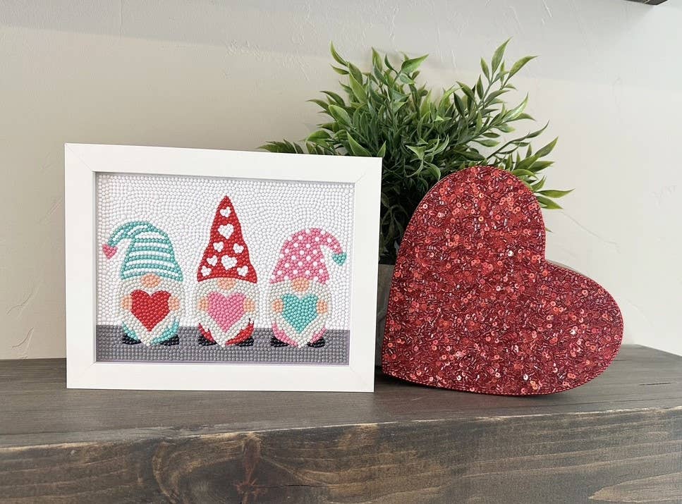 Valentine Gnomes Diamond Art Kit