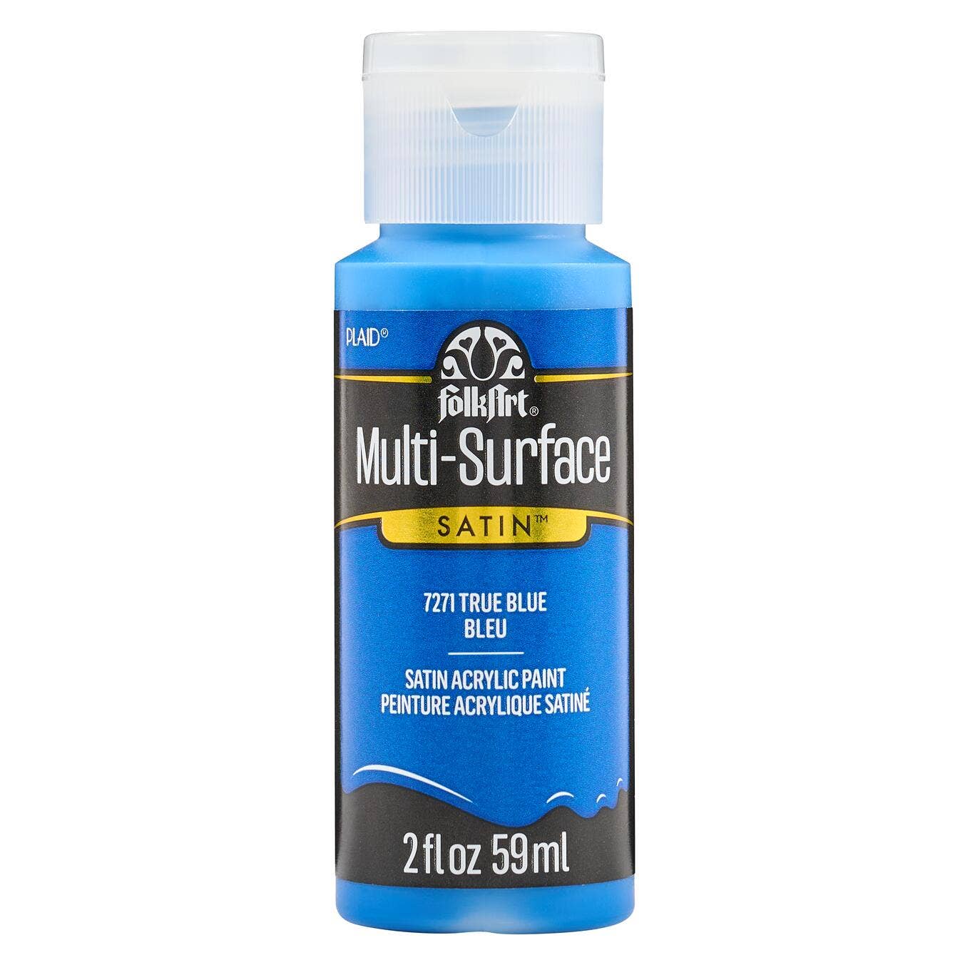 FolkArt ® Multi-Surface Satin Acrylic Paint - 2 oz: True Blue