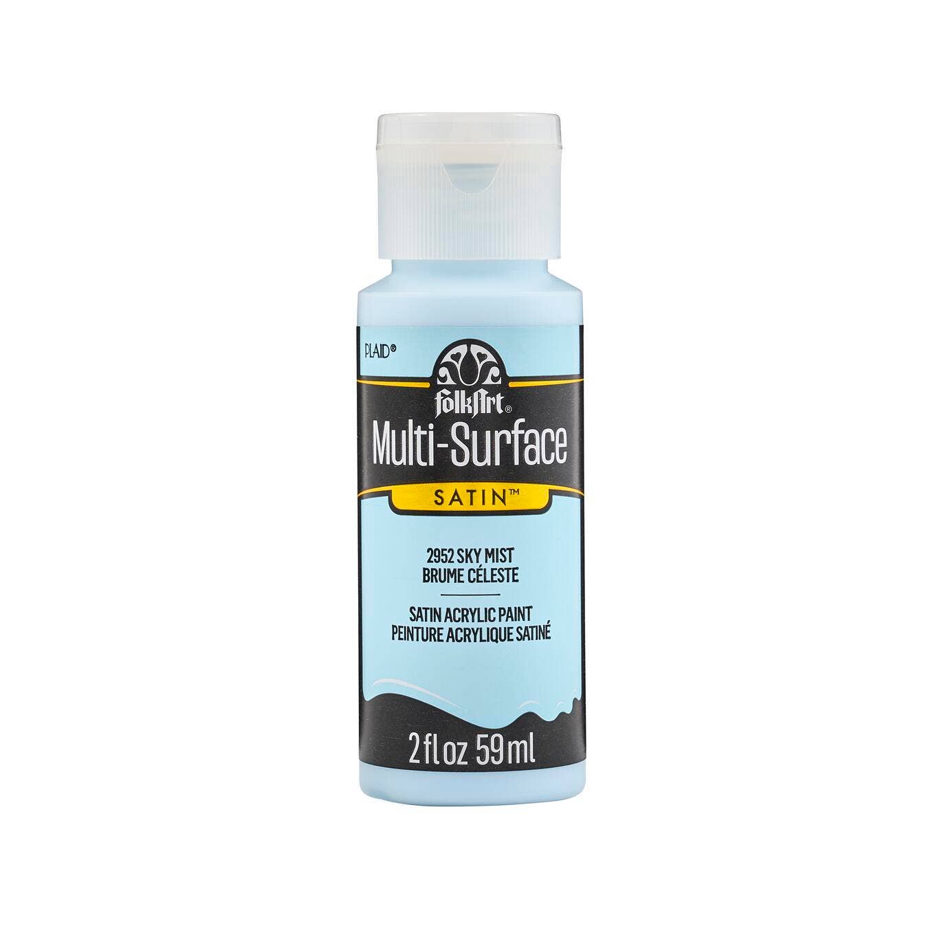 FolkArt ® Multi-Surface Satin Acrylic Paint - 2 oz: Sky Mist