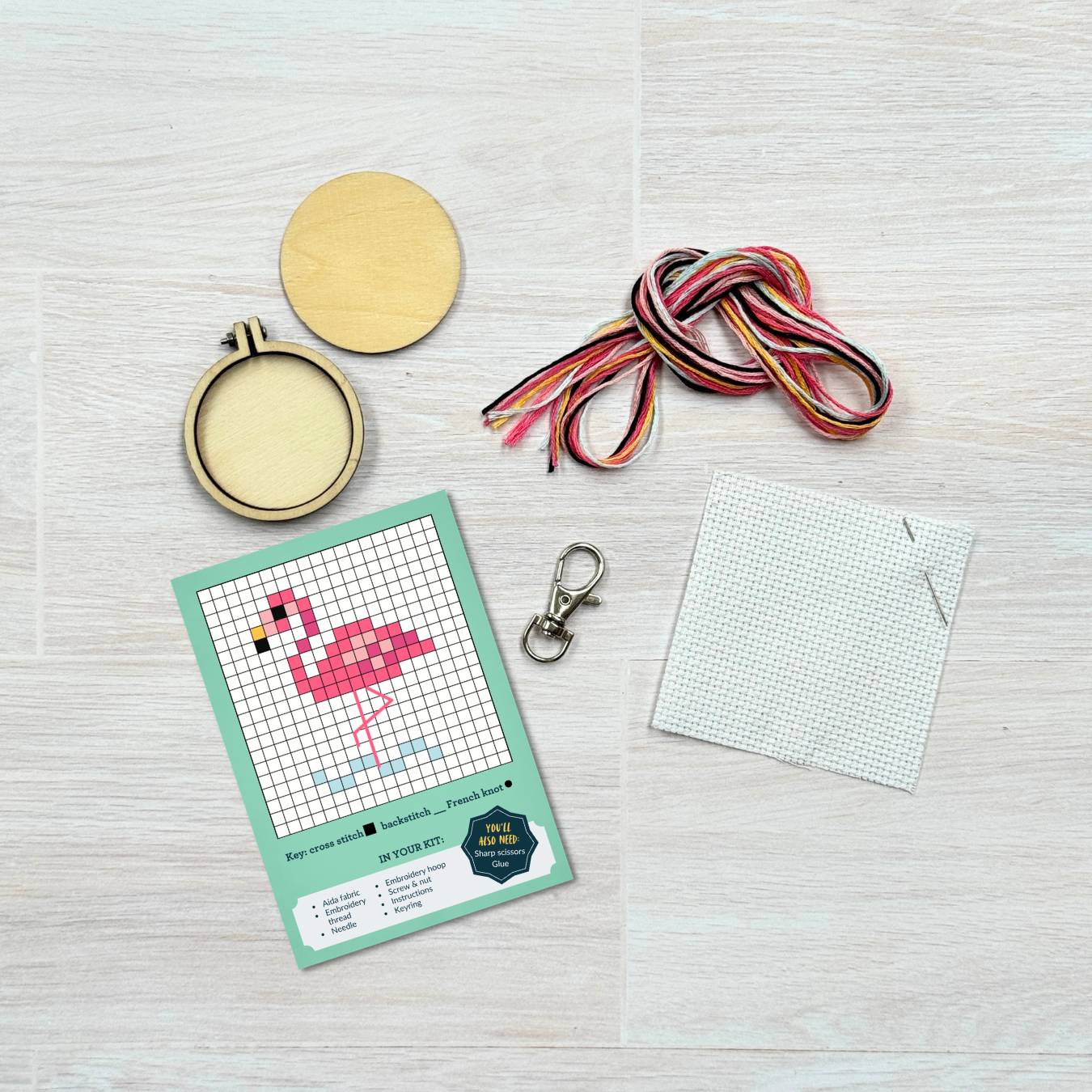 You're Flamazing! Mini Matchbox Cross Stitch Kit