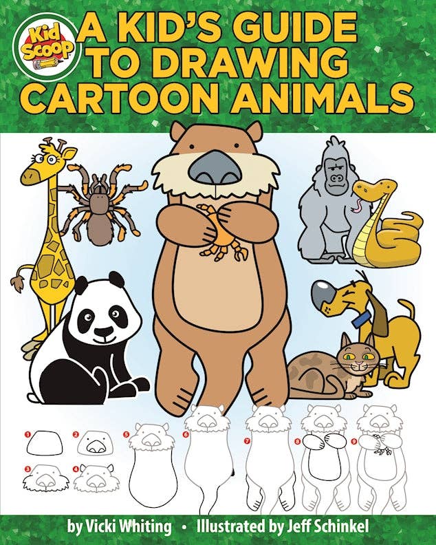 A Kid's Guide to Drawing Cartoon Animals - Activity Book
