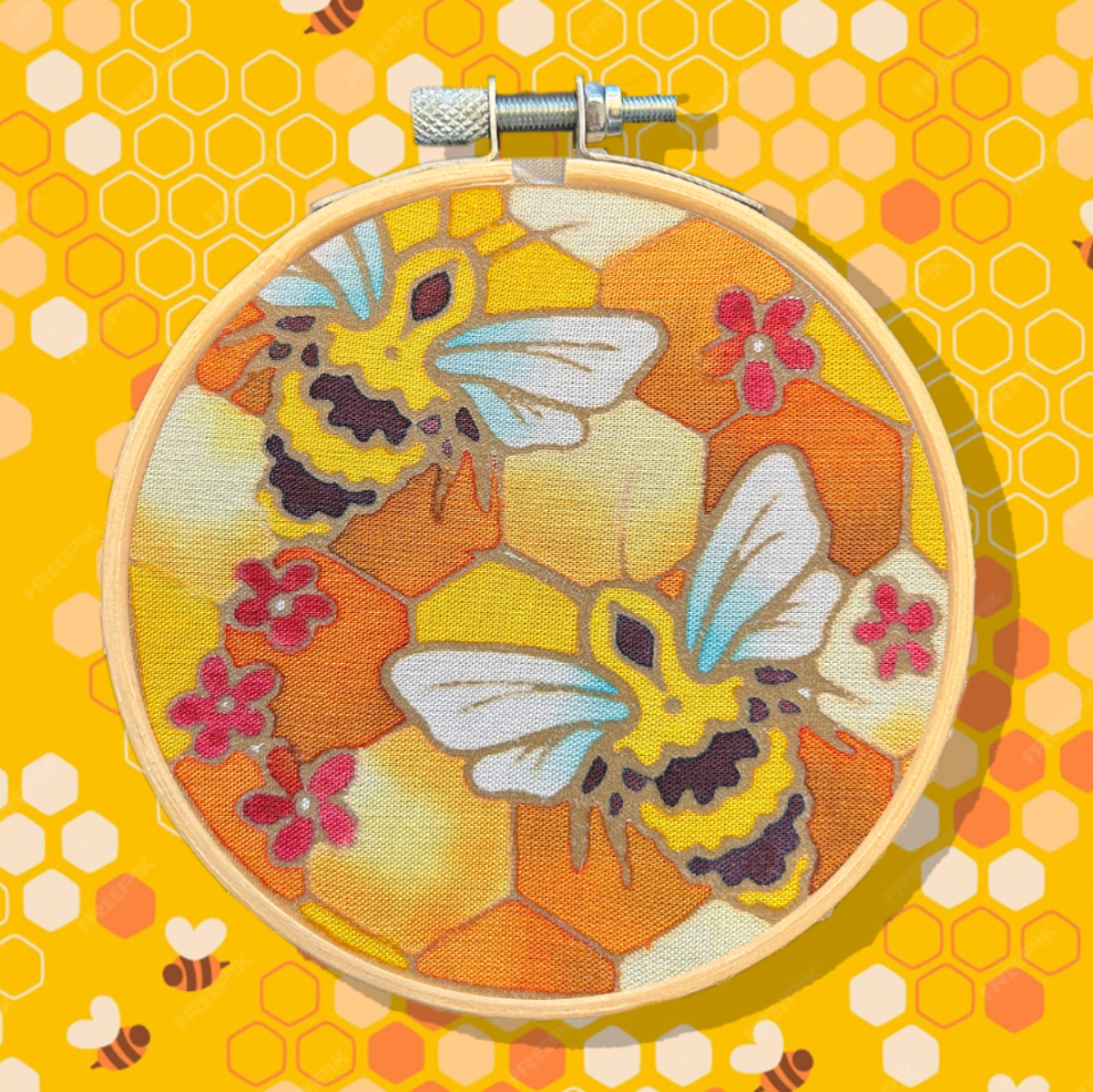 Mini Batik Craft Kit – Just BEE Yourself | Hand-Waxed DIY Craft Kit