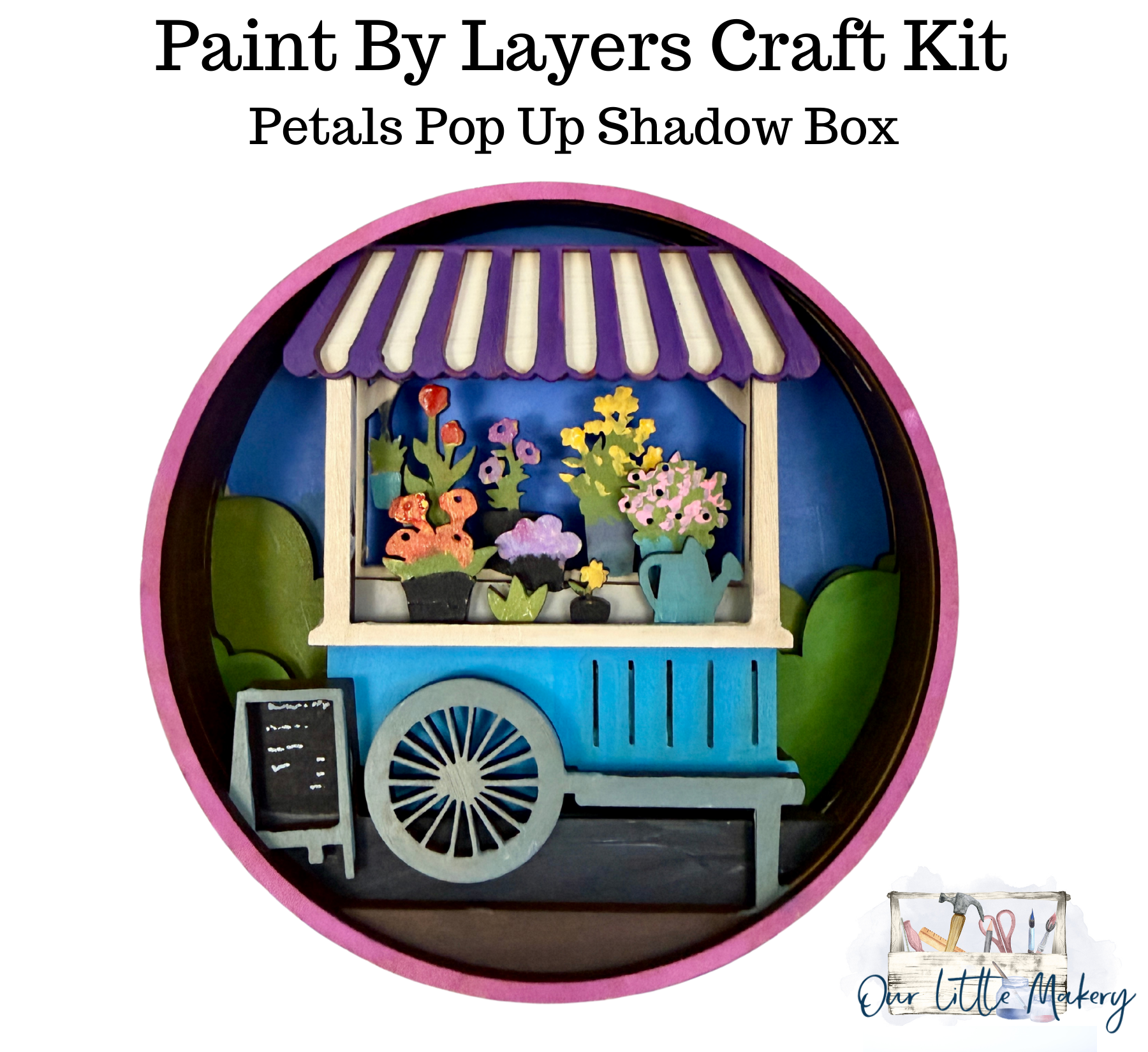 Petals Pop-Up Shadow Box Kit