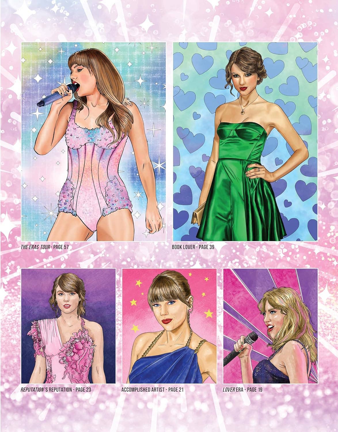 10-Copy Display Taylor Swift Forever Coloring &amp;Activity Book
