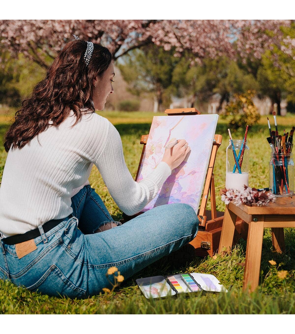 Arteza® Watercolor Half Pans Set - Pastel Colors, 12 pc.