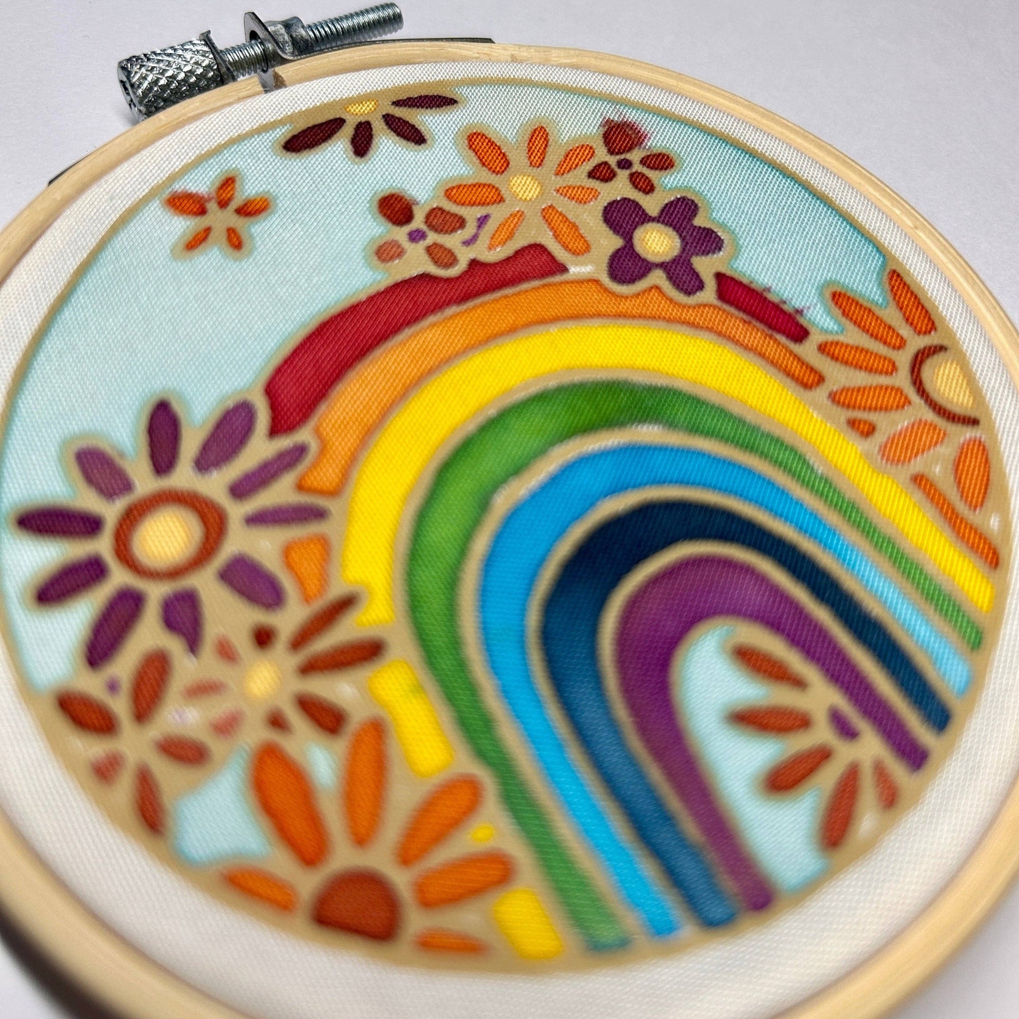 Mini Batik Craft Kit – Over the Rainbow | Hand-Waxed DIY Craft Kit: Batik Kit