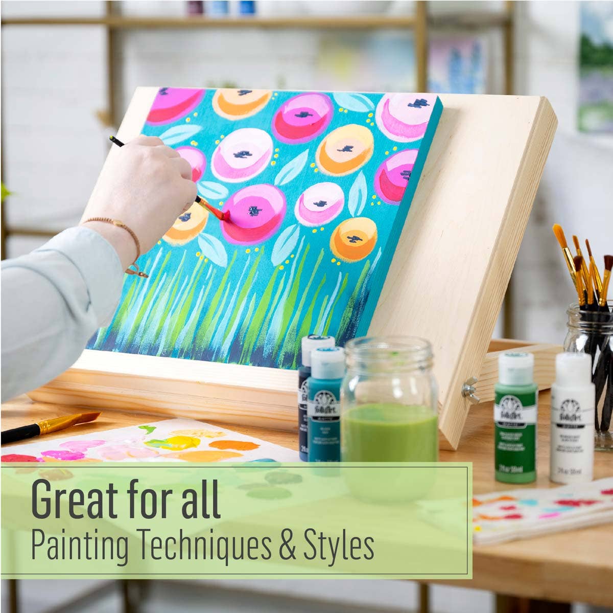 Matte Acrylic Paint Set of 12 Colors: Festival
