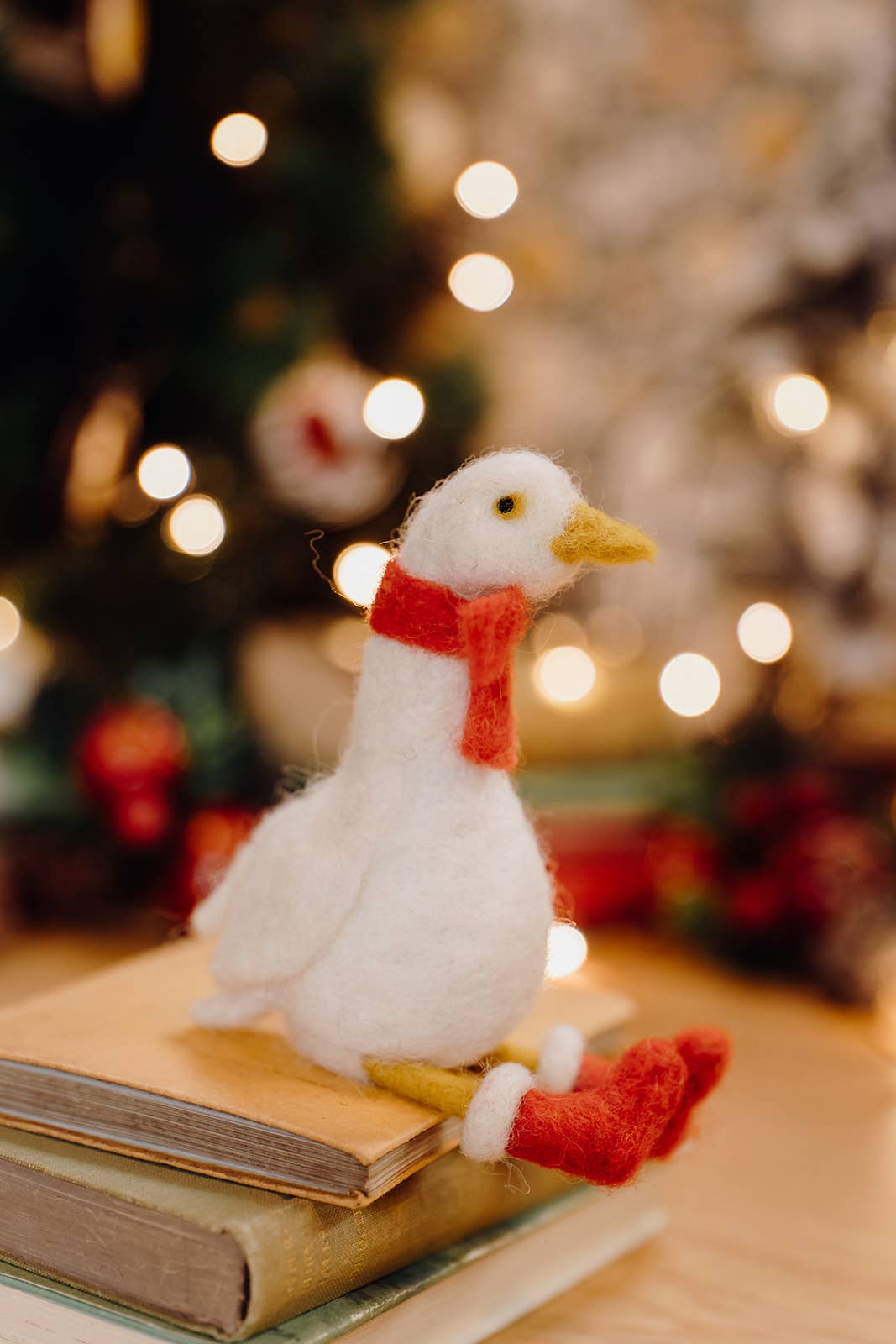 Winter Goose Needle Felting Kit