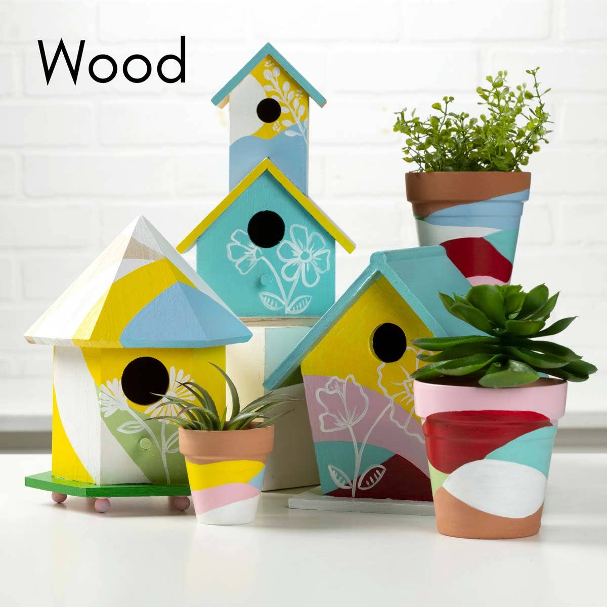 MultiSurface Acrylic Paint Brights Set: 10 Colors