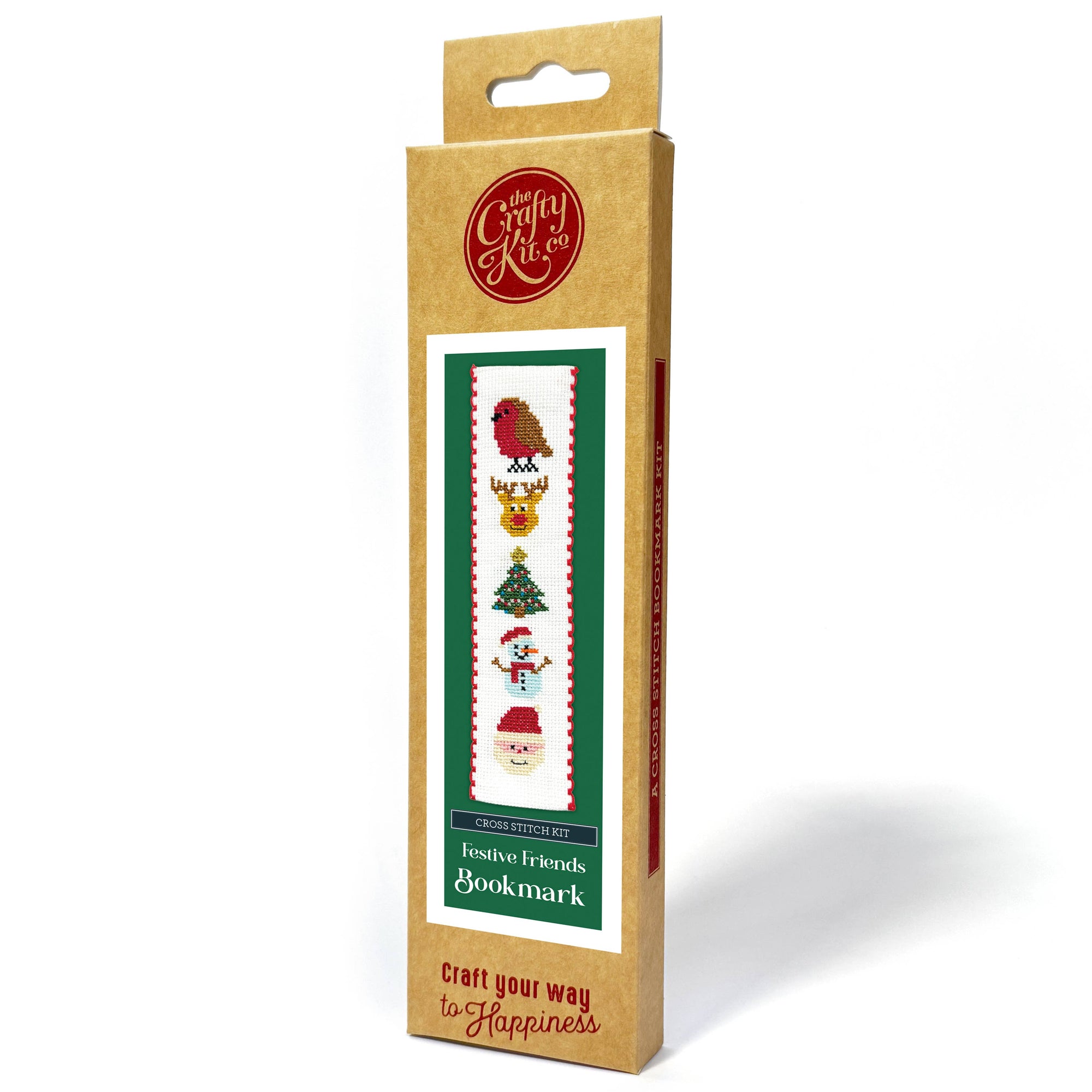Festive Friends Cross Stitch Bookmark Kit
