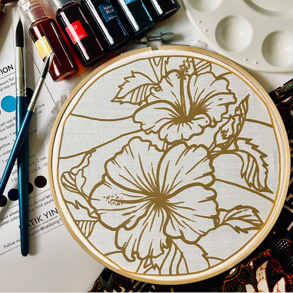 Sweet Raya | Batik Craft Kit | Hand-Waxed DIY Art Kit UK: Batik Diy Kit
