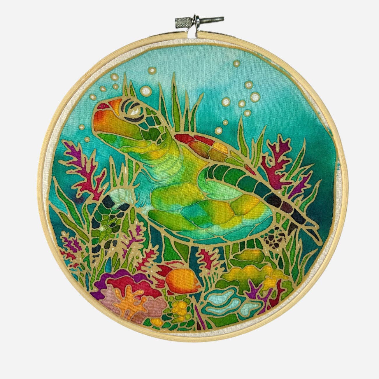 Oh My Turtle! | Batik Craft Kit | Hand-Waxed DIY Art Kit UK: Batik Diy Kit