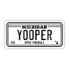 Yooper Michigan 906 License Plate Sticker