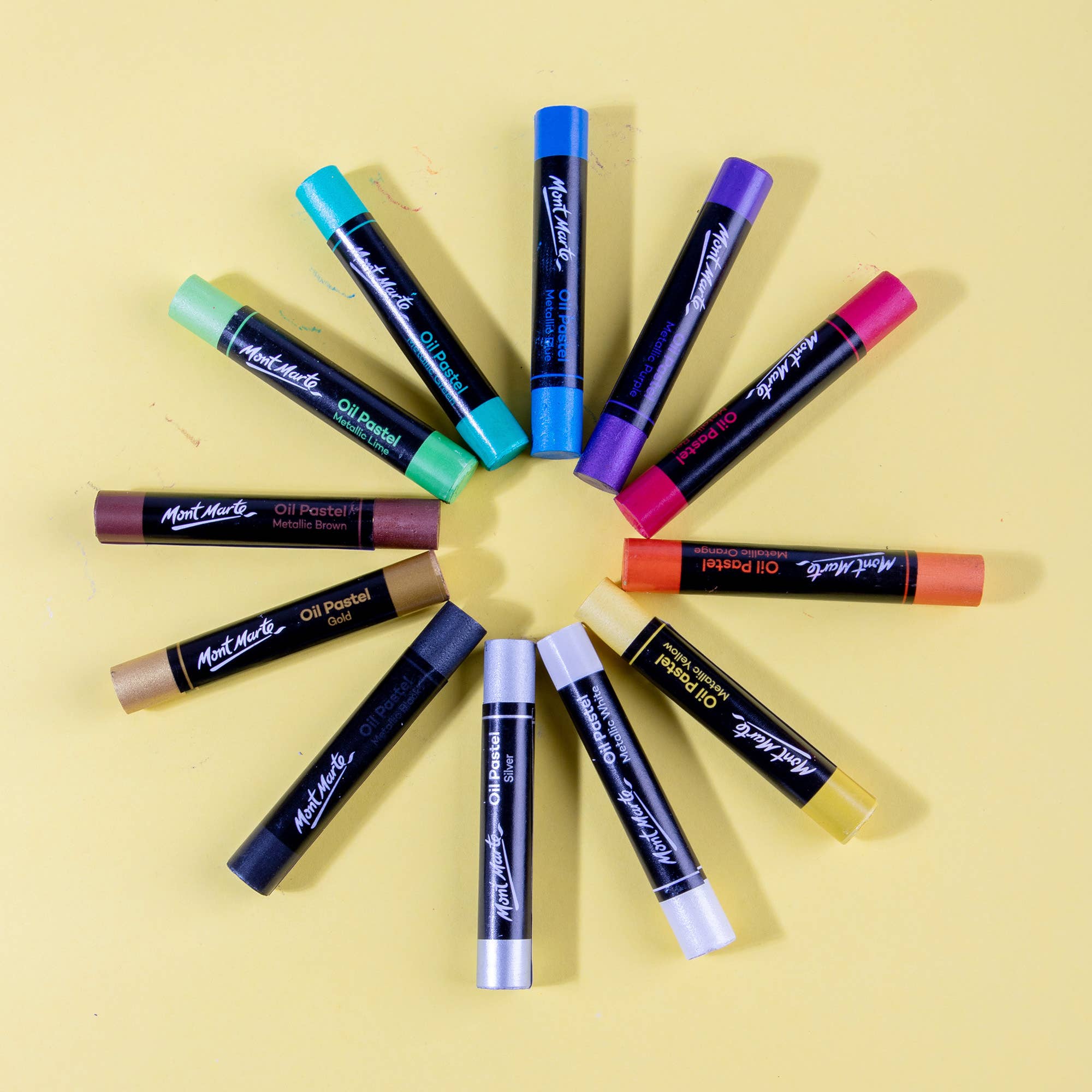 Metallic Oil Pastels Signature 12pc
