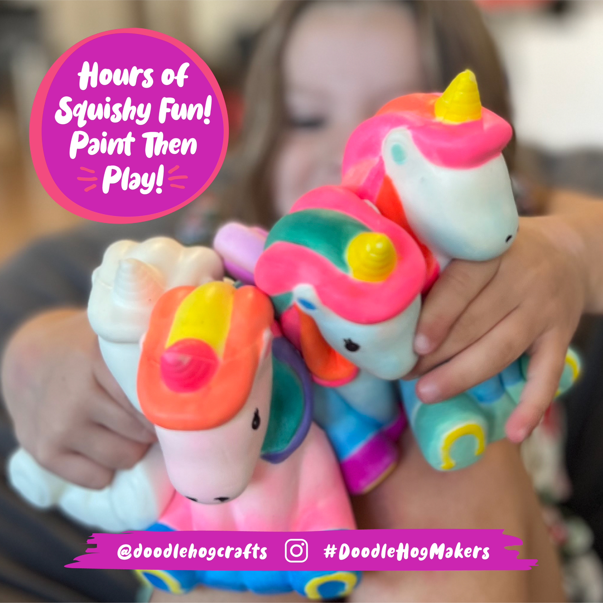 Paint Your Own Squishy Kit: Lucy Lounicorn Unicorn