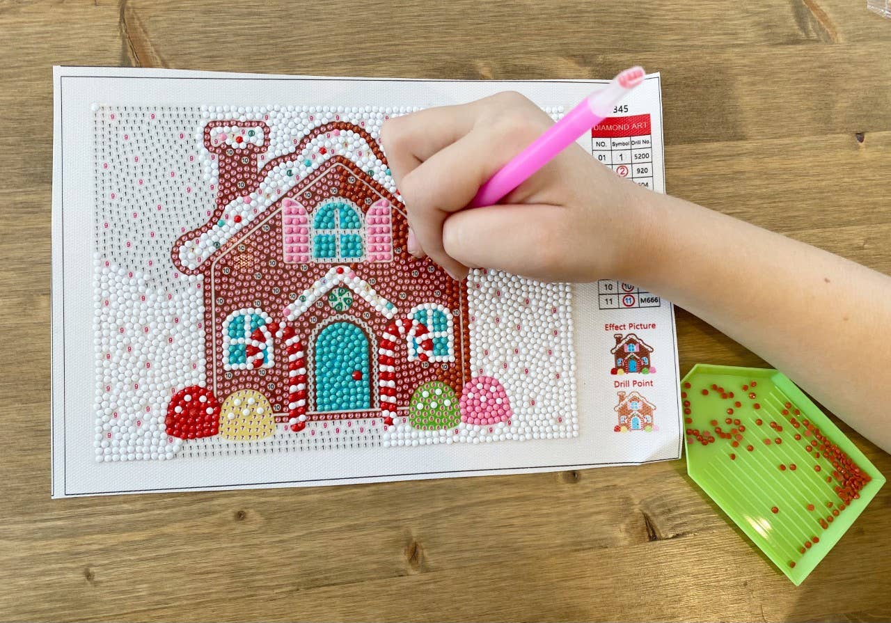 Gingerbread House Diamond Art Kit
