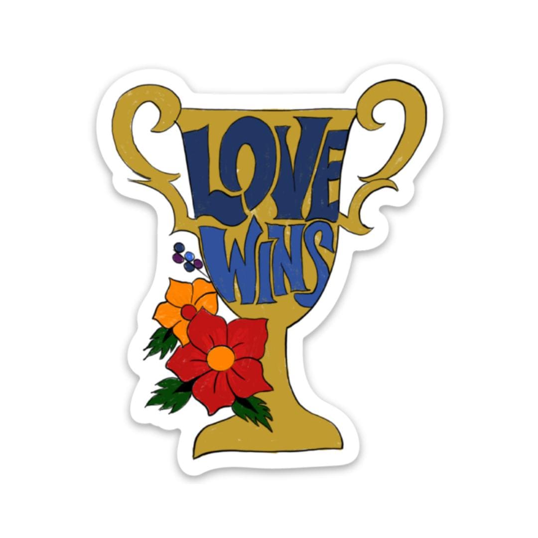 LGBTQ+ &quot;Love Wins&quot; Sticker (Pride Month)