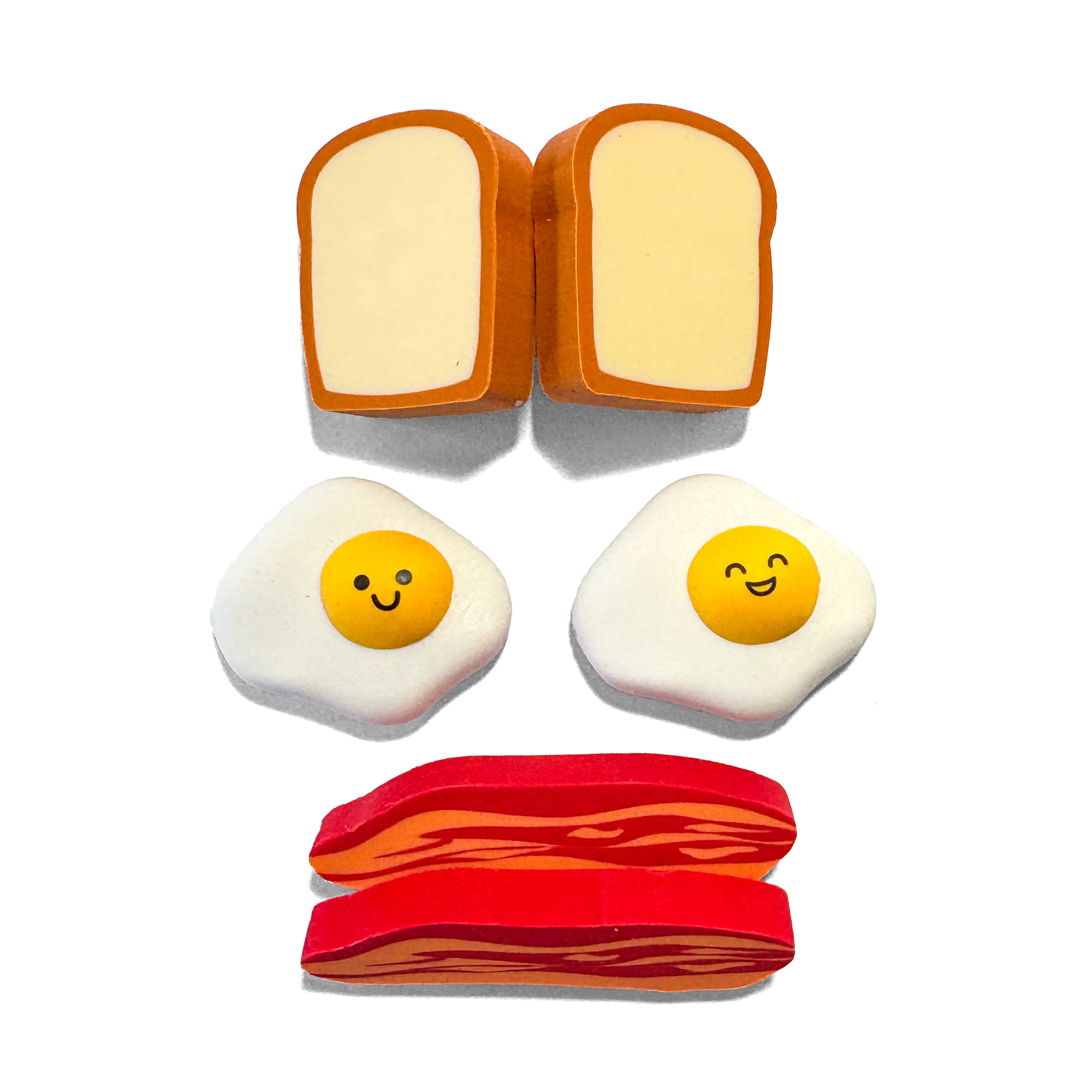 Brunch Bunch Breakfast Erasers - Set of 6