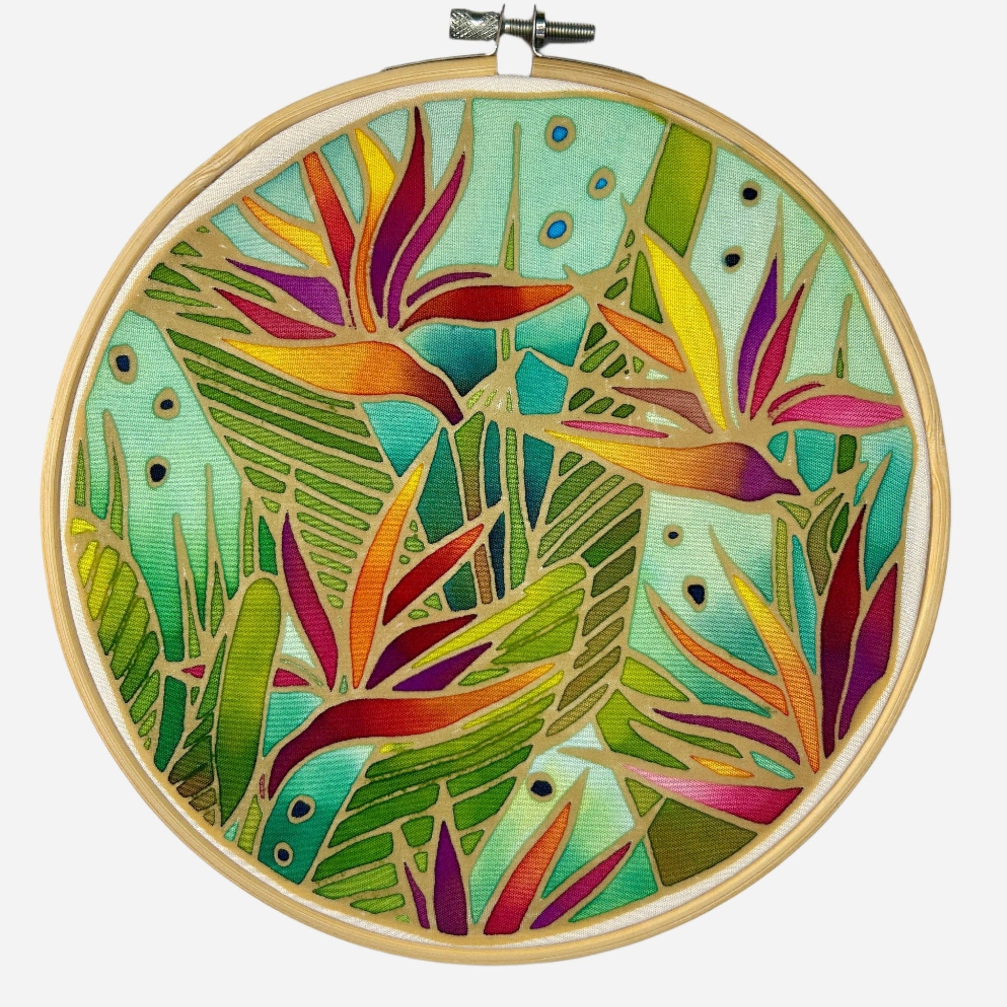 Bird of Paradise | Batik Craft Kit | Hand-Waxed DIY Art Kit UK: Batik Diy Kit