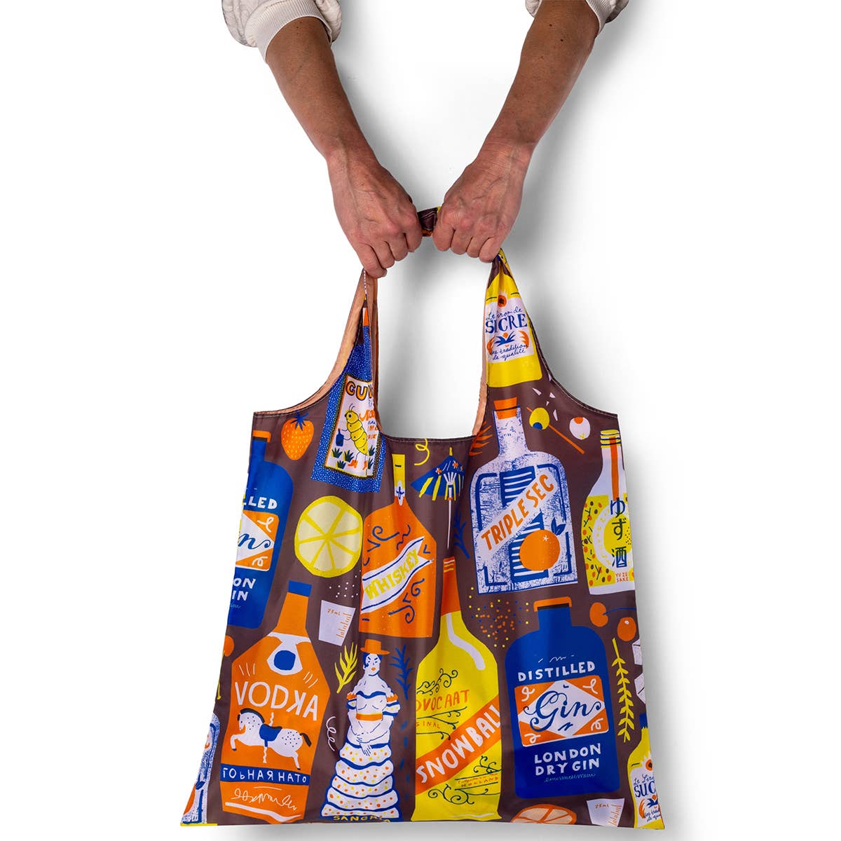 Cocktails Art Sack® by The Printed Peanut  | Reusable Tote