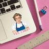 The Bear Yes, Chef! Die Cut Sticker