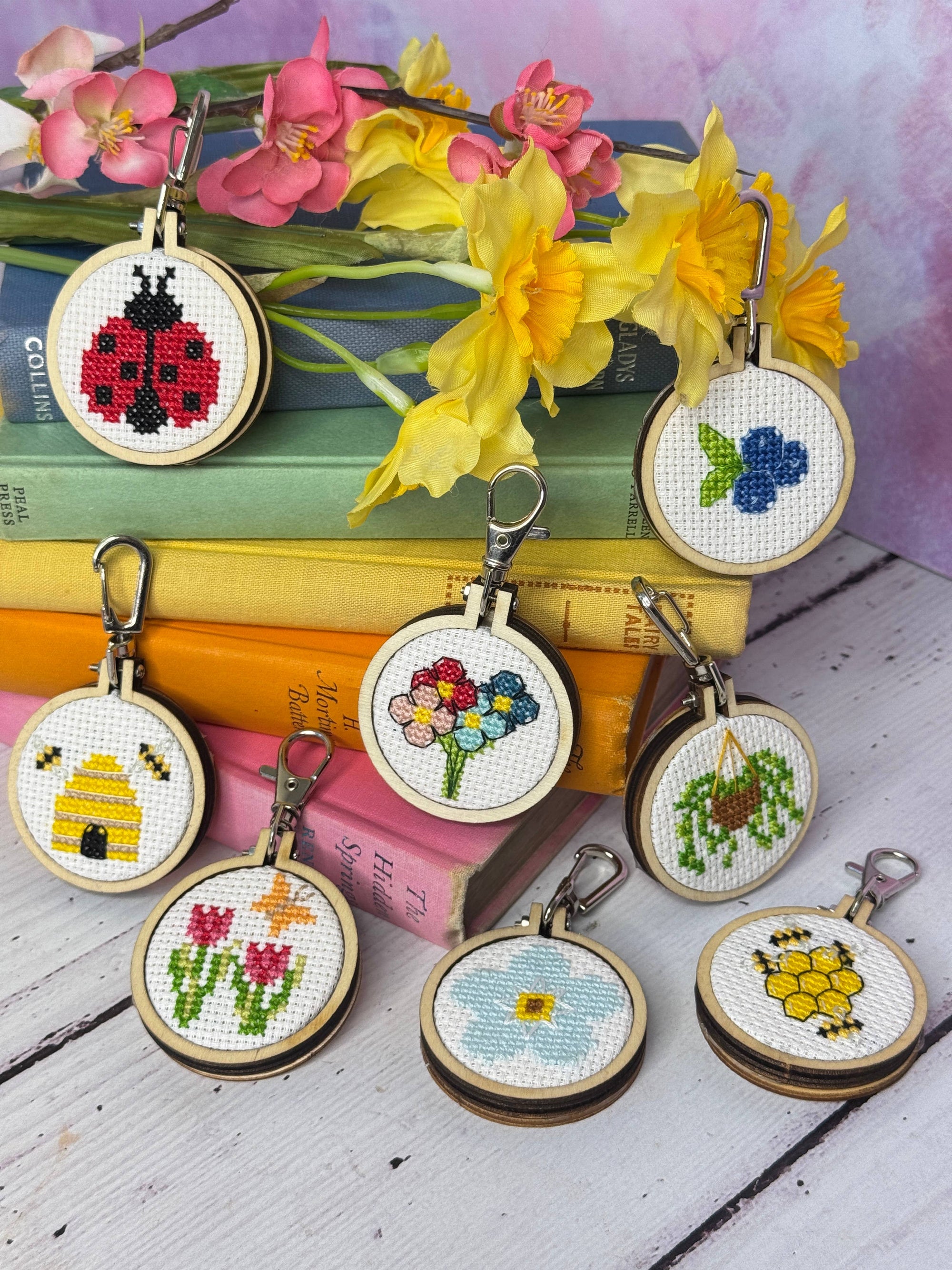 Thanks a Bunch! Mini Matchbox Cross Stitch Kit