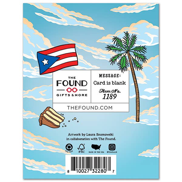 Bad Bunny Birthday Card