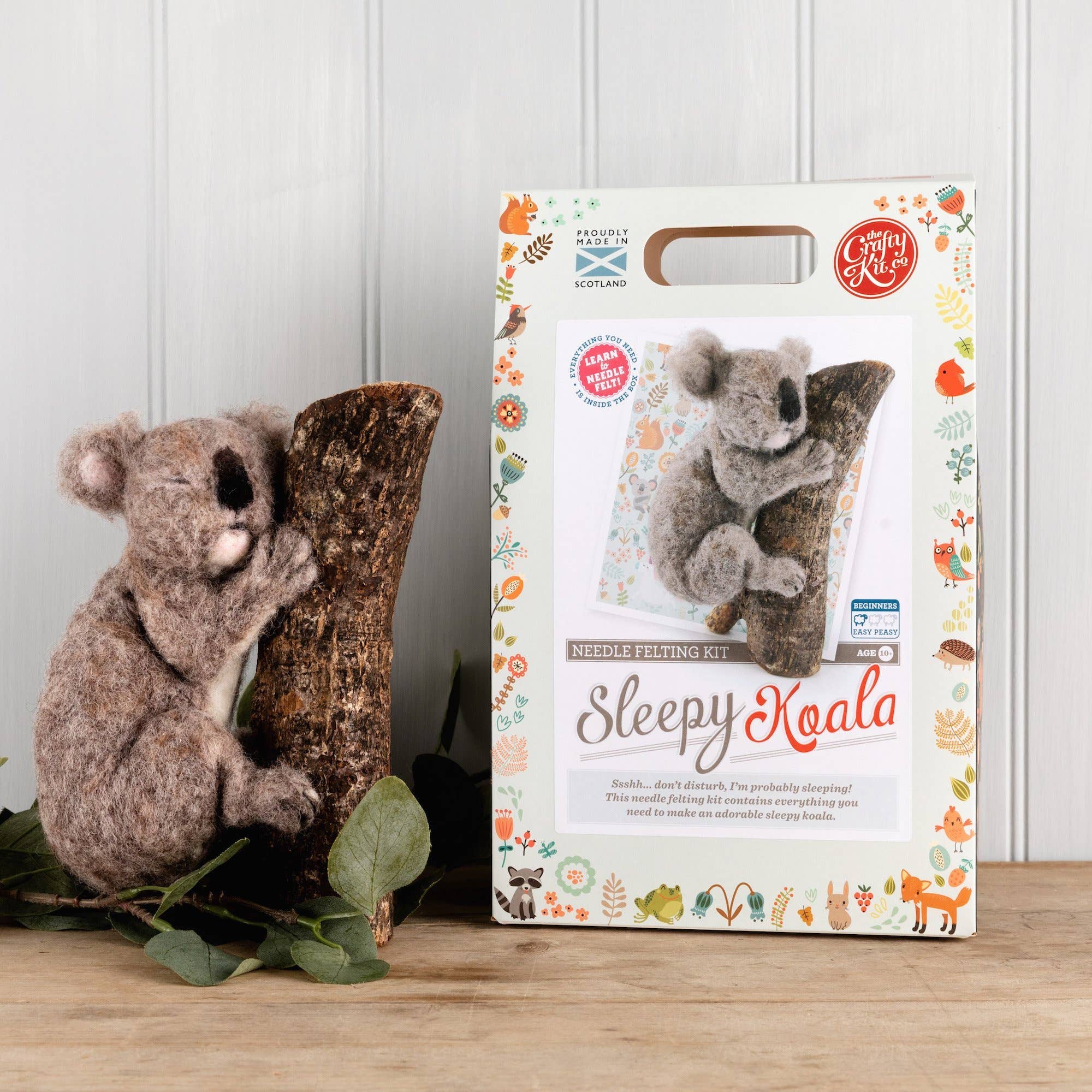 Sleepy Koala Needle Felting Craft Kit