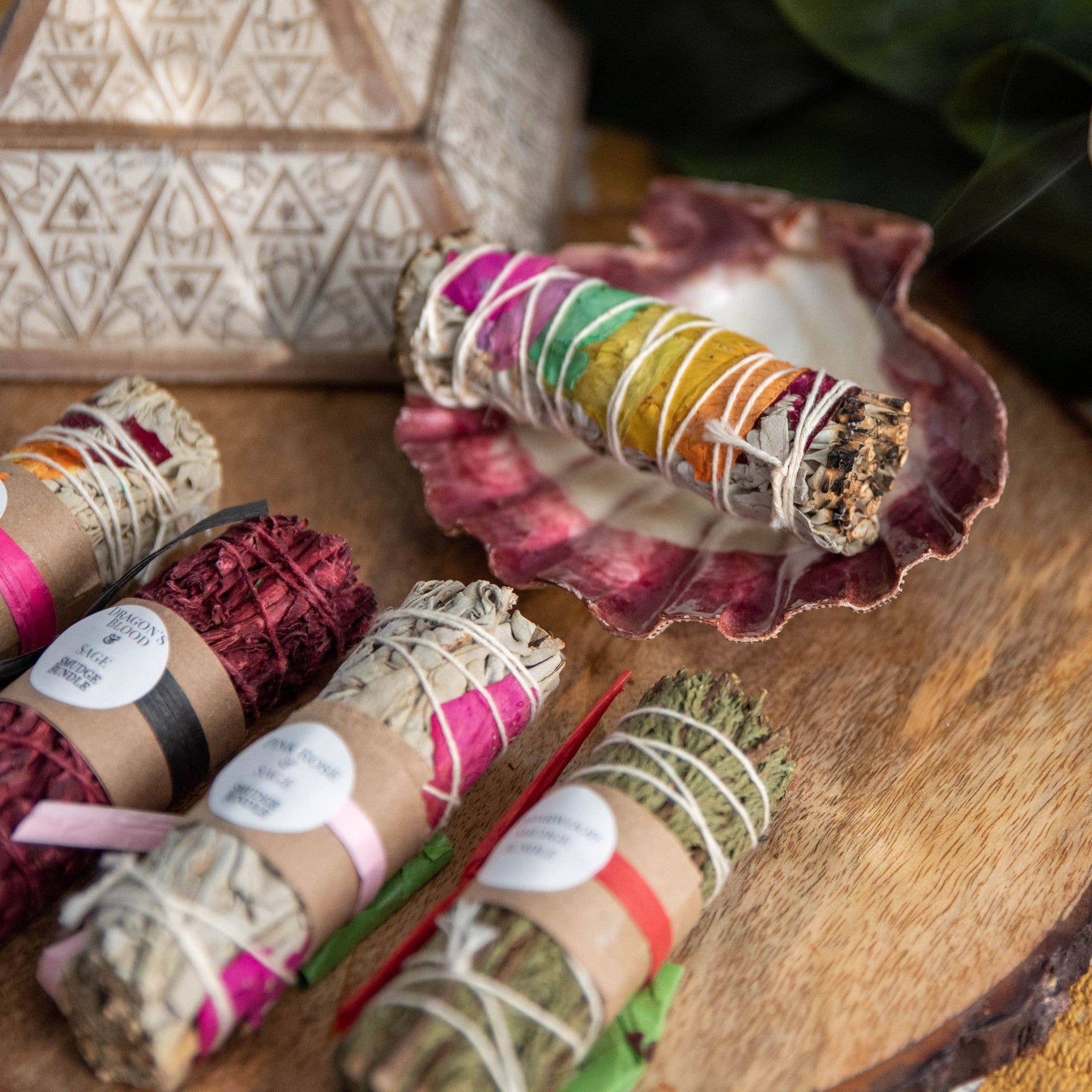 Sage Smudge Bundles  20+ blends: 7 Chakra