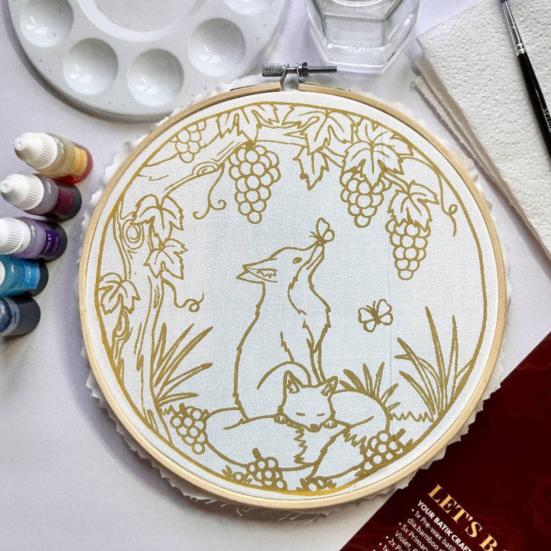 Sweet Dreams, Tod | Batik Craft Kit | Hand-Waxed DIY Art Kit UK: Batik DIY Kit