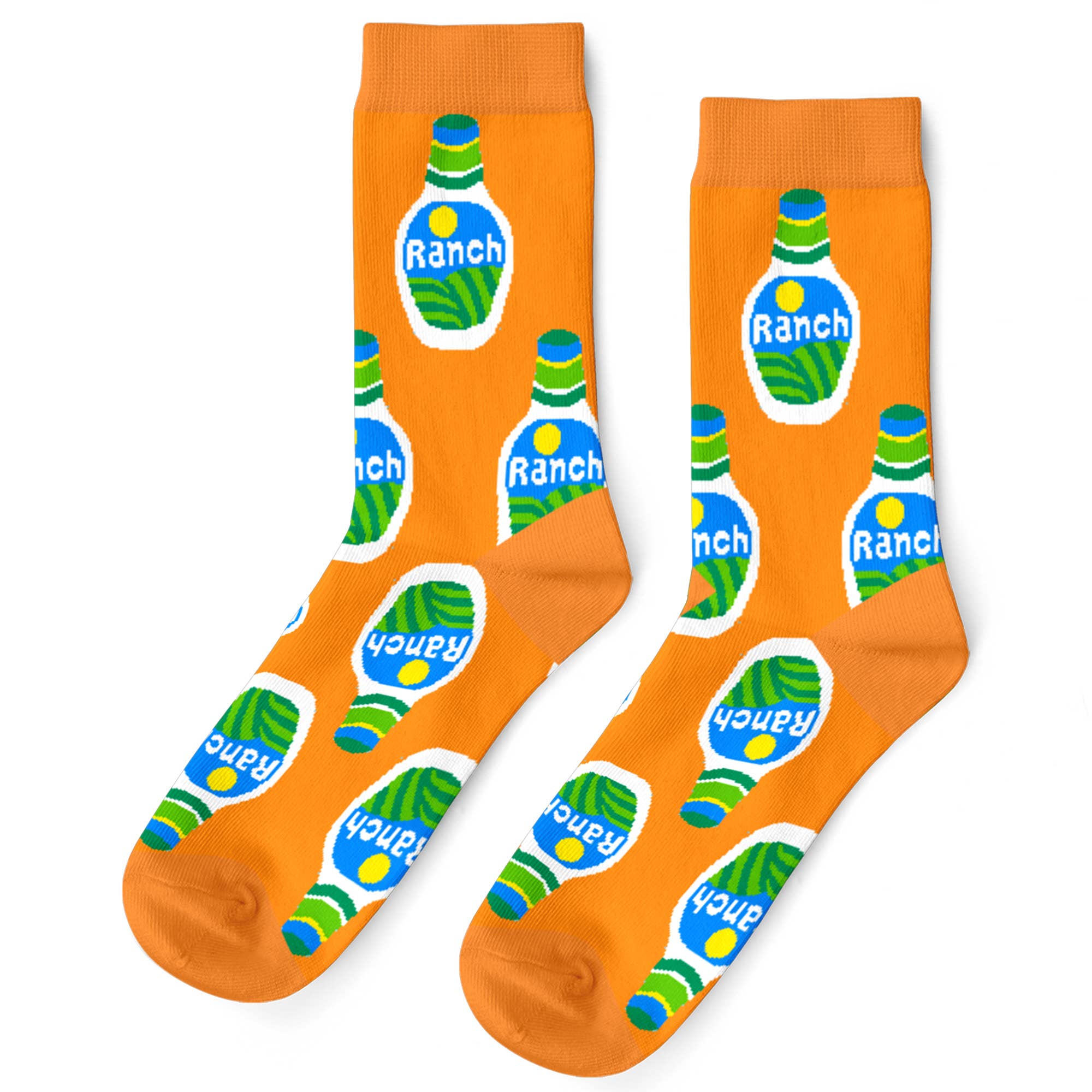 Ranch Crew Socks | Foodie Novelty Socks | Large