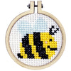 &#39;Bee Happy!&#39; Mini Matchbox Cross Stitch Kit