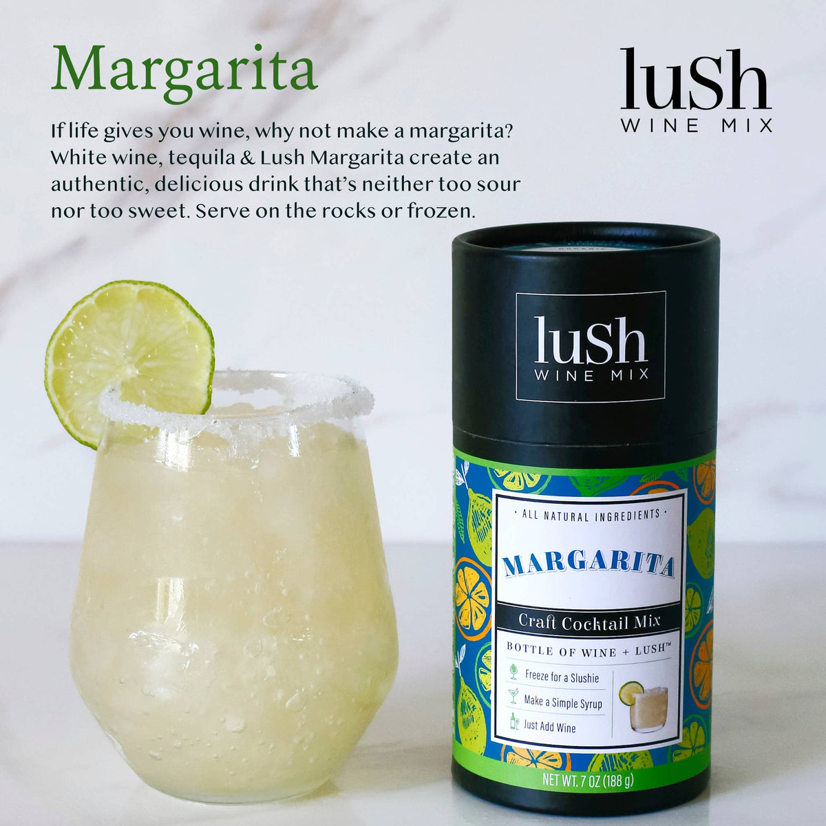 Margarita Canisters - Organic Cocktail &amp; Mocktail Mix
