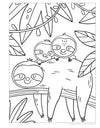 Sloths Coloring Book