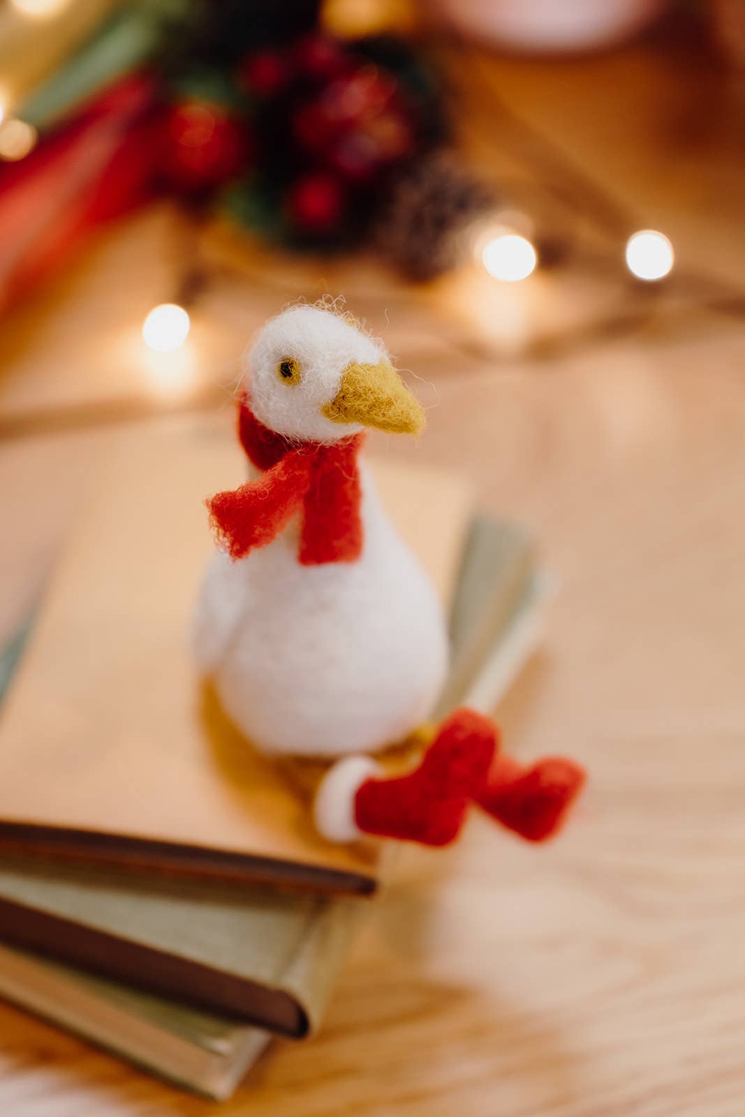 Winter Goose Needle Felting Kit