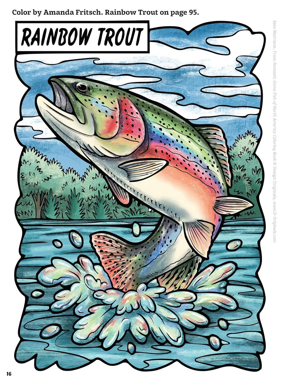 Fantastic Game Fish of North America Coloring Book