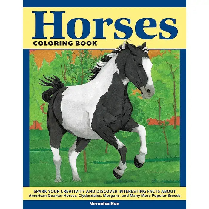 Horses Coloring Book