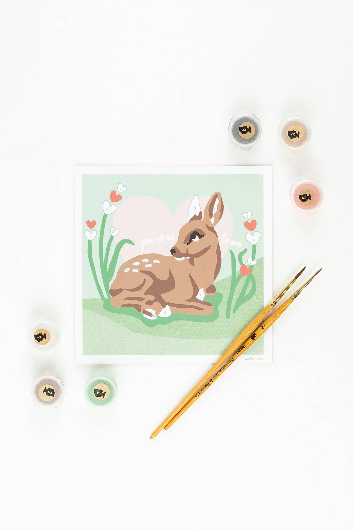 You&#39;re So Deer Valentine MINI Paint-by-Number Kit