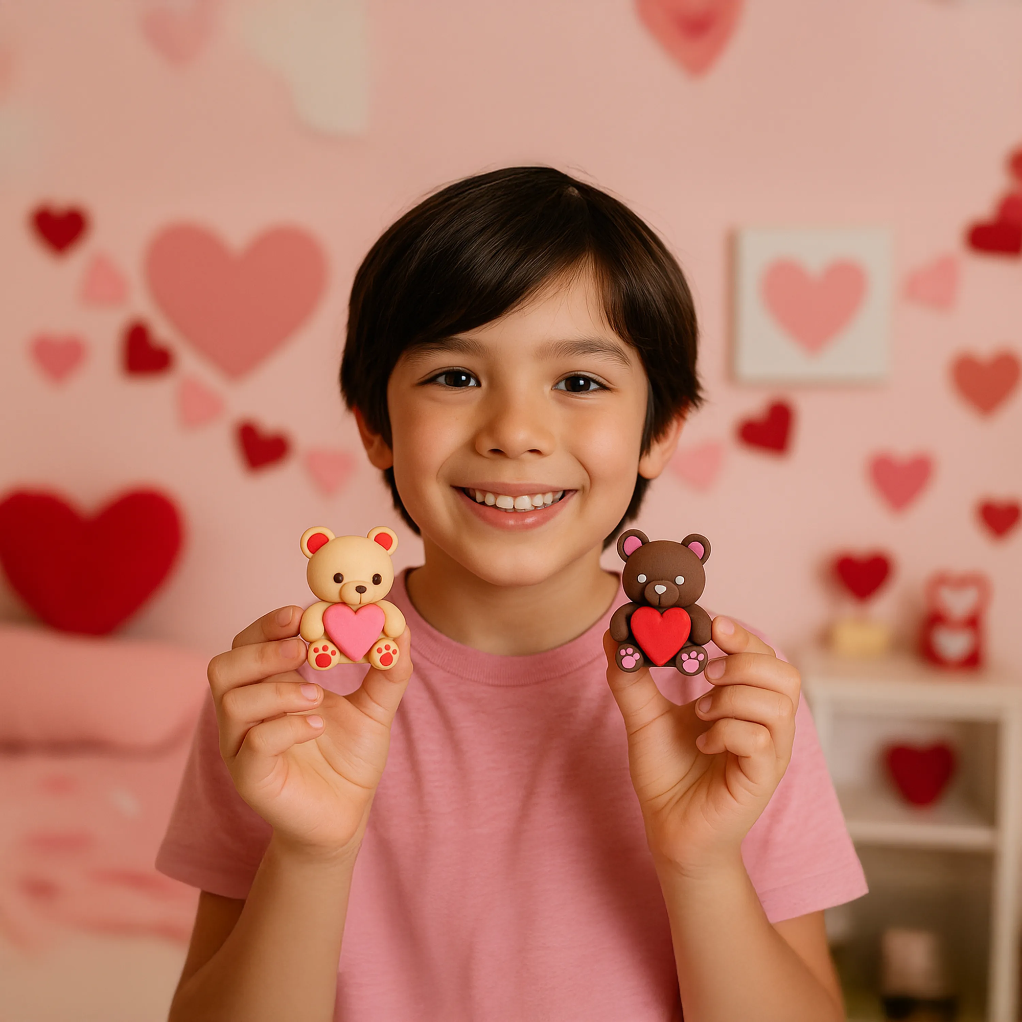 Creatibles: Air Dry Clay BFFs Kit - Lovely Bears (Set of 4 C