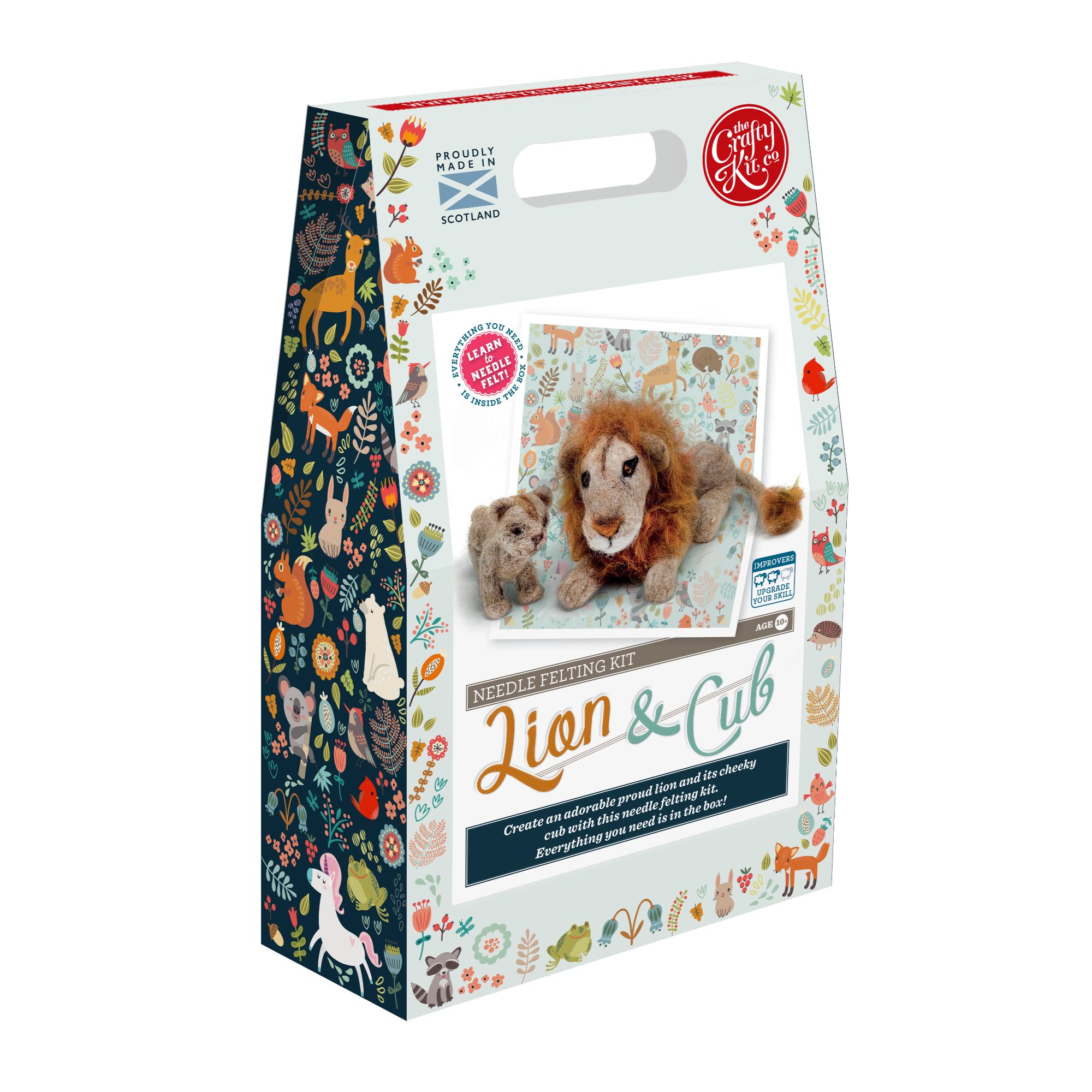 Lion &amp; Cub Needle Felting Kit