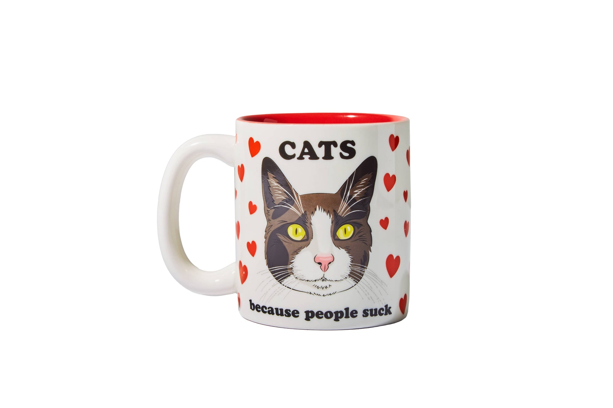 Cats Because People Suck Coffee Mug