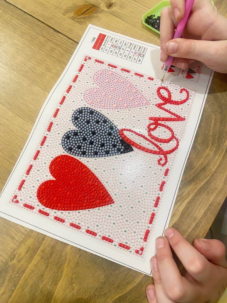 Hearts Diamond Art Kit