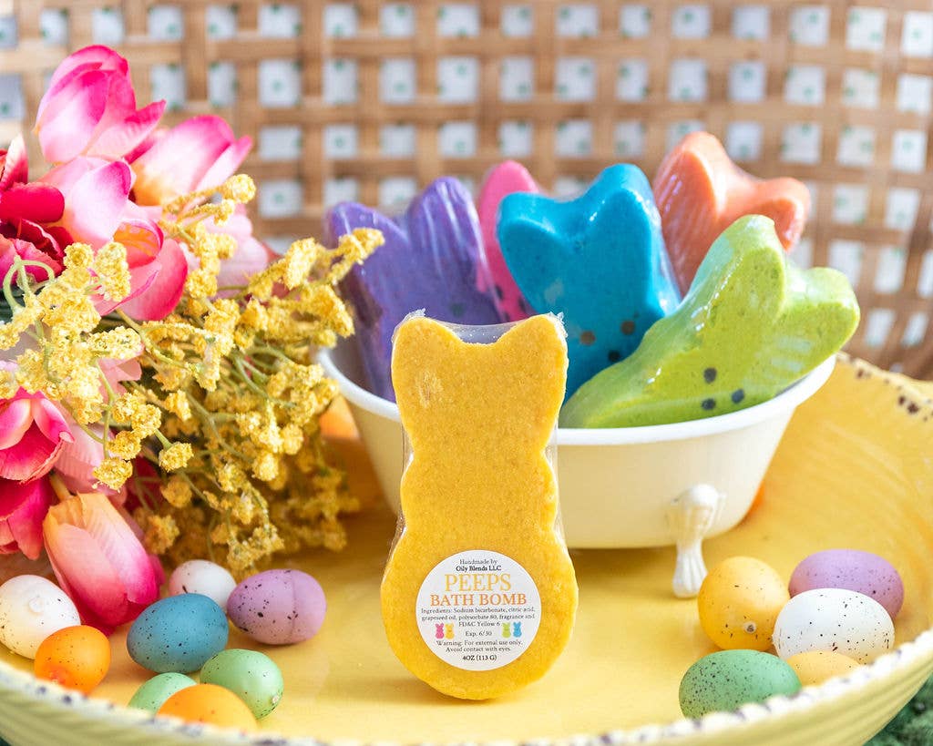 Easter Bunny Bath Bombs - Made in the USA: Sunflower (Orange)